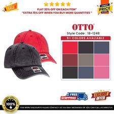 OTTO CAP 6 Panel Low Profile Dad Hat - 18-1248