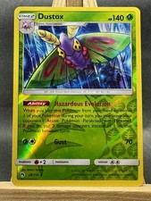 Dustox Reverse Holo Rare Pokemon Trading Card Game SM - Lost Thunder 28/214 NM