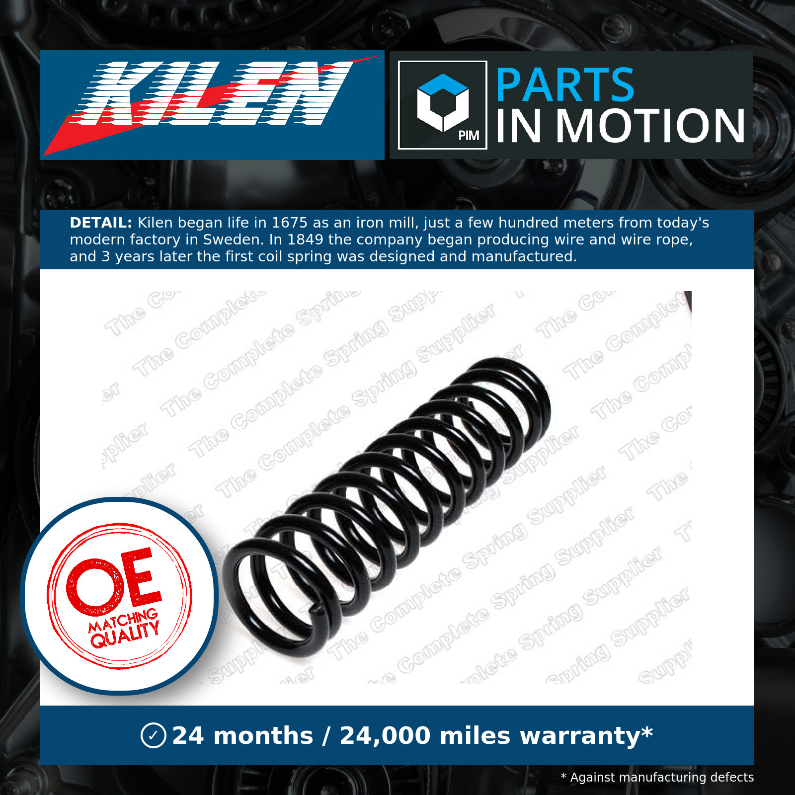 22066531 Front Coil Spring Single Suspension Replacement Spare Part By Sachs - Image 6