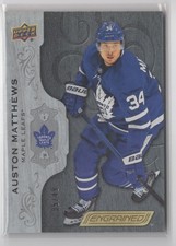 2018-19 Upper Deck Engrained Black Auston Matthews 05/49 Toronto Maple Leafs #10