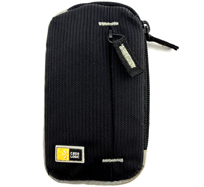 Case Logic Black Nylon Padded Accessory Pouch Camera Gear Storage