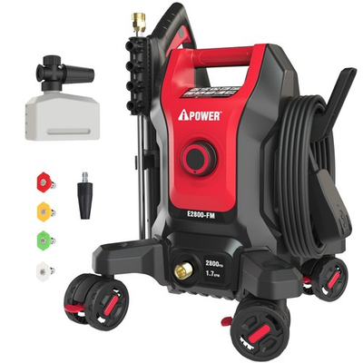 #ad Follow Me Electric Pressure Washer 2800 Max PSI 1.7 GPM Anti Tipping Design with $260.07