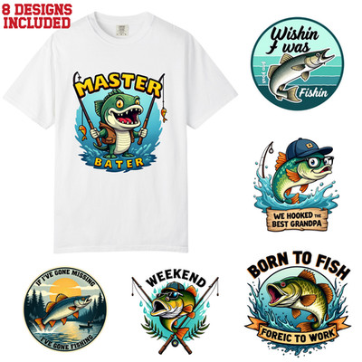 Funny Fishing T-Shirt Designs, Comfort Colors T Shirt, Unisex Streetwear Tee