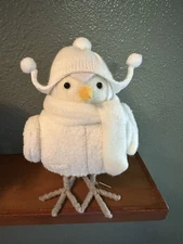 Wondershop Featherly Friends Reunion Fabric Bird Brook Hat Scarf White 2023