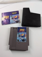 Capcom 1943 The Battle of Midway Nintendo NES NTSC-U/C Manual & Sleeve Included