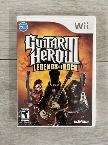 🔥Guitar Hero III: Legends of Rock - Nintendo Wii 🔥
