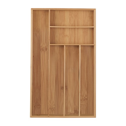 Besteckkasten Besteckschublade Besteckorganizer Schubladeneinsatz 6 Fächer - Afbeelding 1 van 8