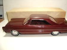 Amt 1966 Mercury Park Lane 2 Drht Dealer Promo Model Car Burgundy Box