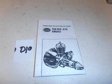Cox Tee Dee .010 Engine Manual