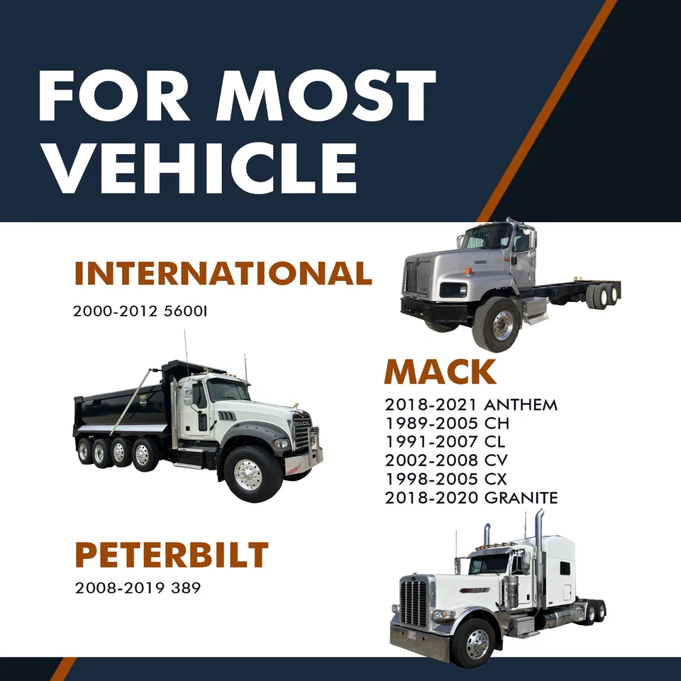 Par de 2 Amortiguadores Traseros para Mack Cv 2002-2008 Foto 2 de 3