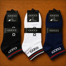 Designer Style Ankle Socks Pack - Stretchable, Cotton Black , White,Navy Blue 