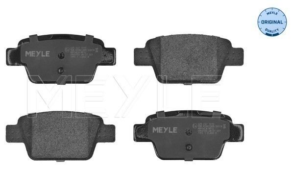 Hinterachse Meyle 025 237 1415 Bremsbelagsatz, Scheibenbremse FüR ,Alfa Romeo,Fi-image