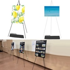 Adjustable Display Easel Stand 5.5ft for Catalogs, Art & Wedding Signage