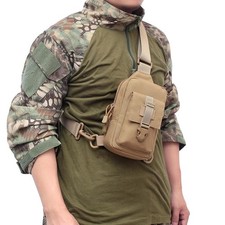 1000D Tactical Chest Sling Bag EDC Crossbody Pack Hiking Camping Travel Pouch