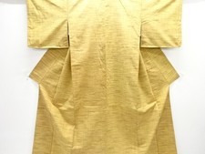 7766609: JAPANESE KIMONO / TSUMUGI / WOVEN ABSTRACT STRIPE