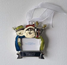 Christmas Ornament Vintage 1987 Things Remembered Santa Snow man Reindeer Holida