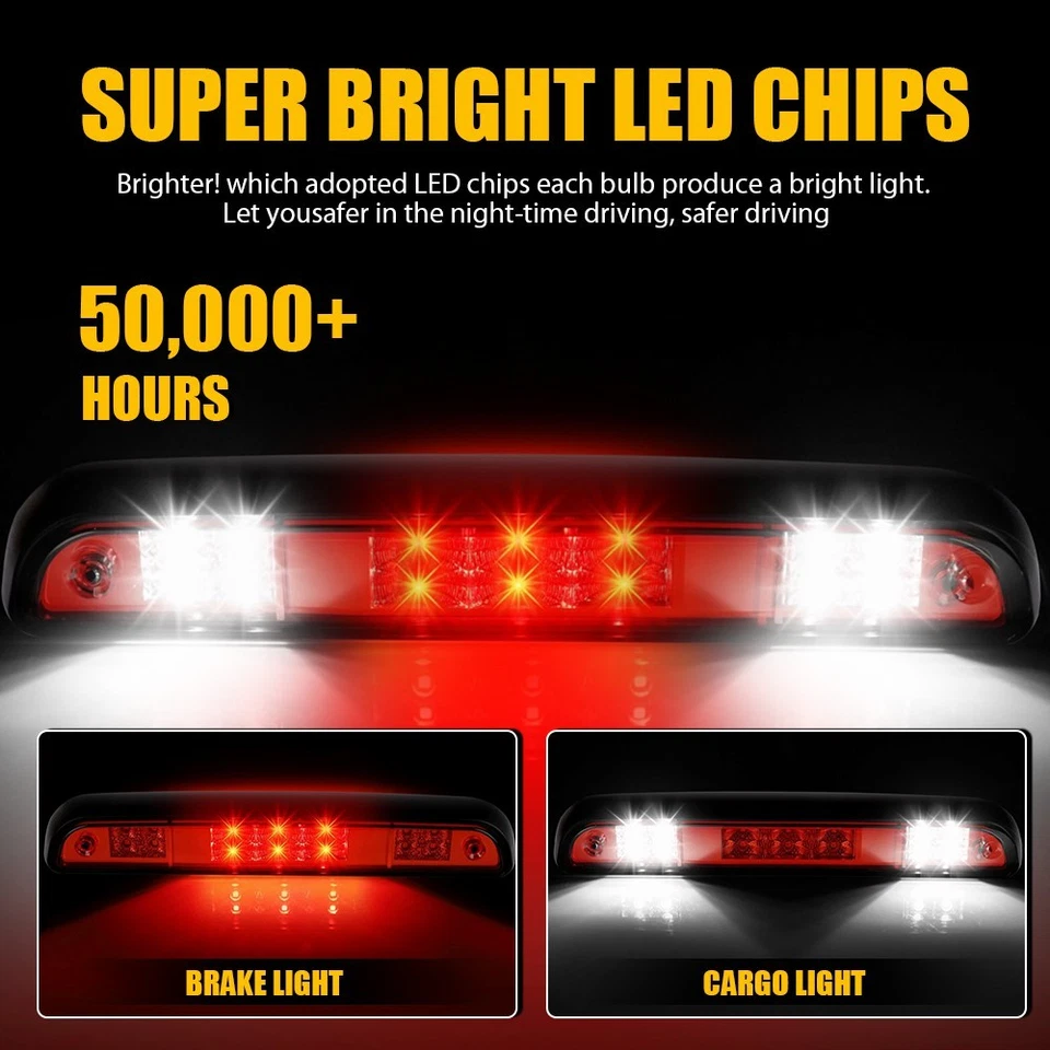 [Brake & Cargo LED] Third Brake Light For 1992-1997 Ford Bronco F150 F250 F350 - Image 4 of 4