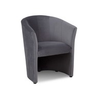 Sessel Club Lounge Design Lehn Stuhl Polster Sofa 1 Sitzer Fernseh Schwarz Neu