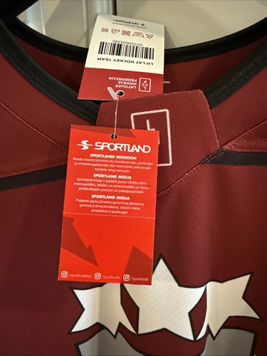 Men’s Latvia Hockey Jersey Size M - 第 4/7 張圖片