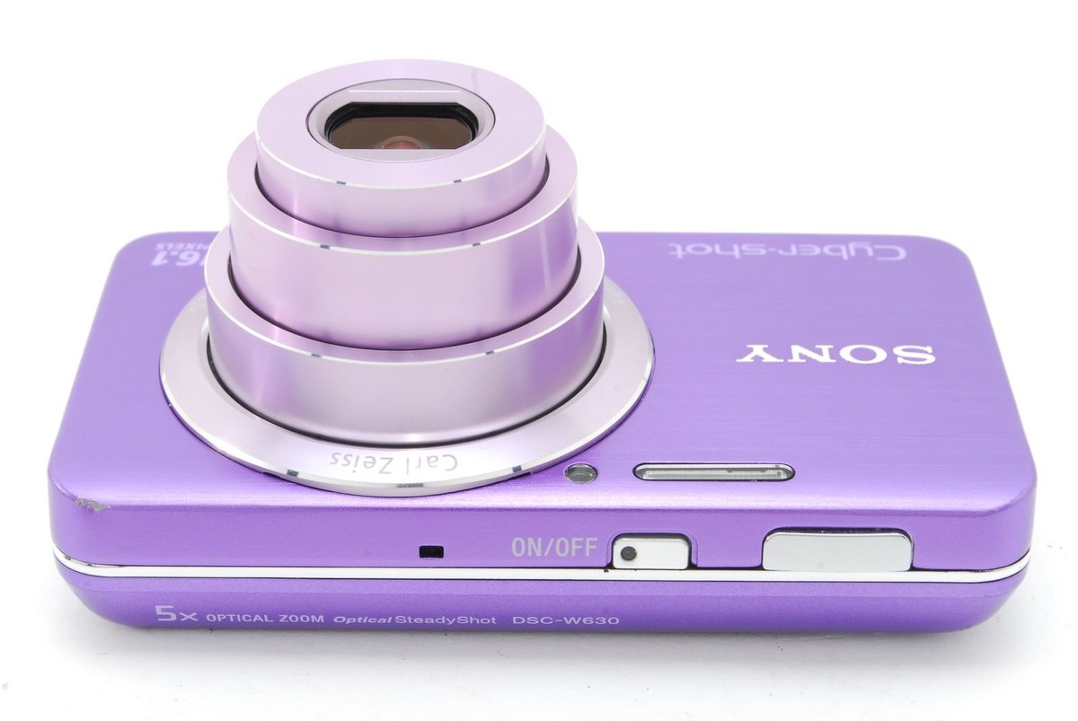 EXC+5] SONY Cyber-shot DSC-W630 Purple 16.1MP Digital Camera