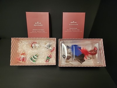 Halmark Keepsake Christmas Ornaments. $60 Value! Plus 2 Vintage Ornaments!