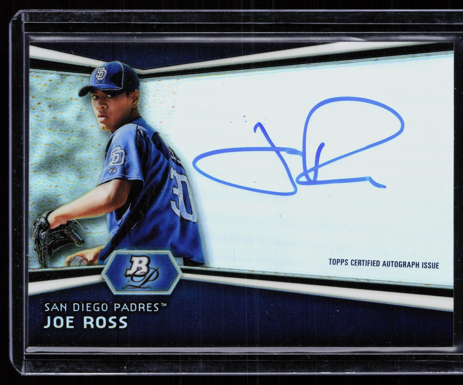 2012 Bowman Platinum #AP-JR Joe Ross Prospect Autographs