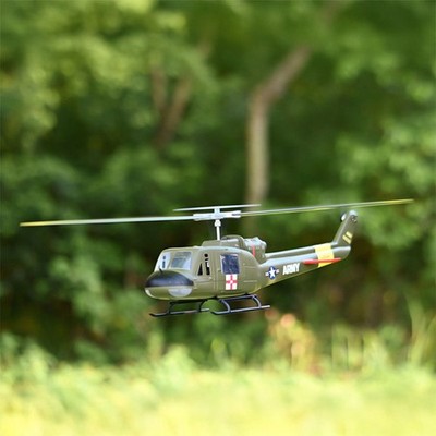 FlyWing Hubschrauber Bell UH1-D Huey V4 450L GPS 800mm RTF RC Heli
