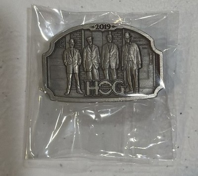 HARLEY DAVIDSON OWNERS GROUP HOG CHAPTER OFFICERS 2019 PEWTER FOUNDERS PIN