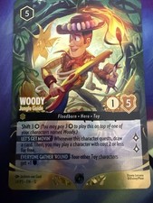 Woody - Jungle Guide Disney Lorcana TCG Set Championship Top 8 Promo FOIL