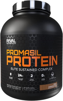 Promasil Protein Powder Rich Chocalate I 5 Lb, 69 Servings I 8 Different Sources