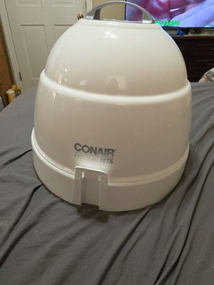 Conair Pro Style 1875 Bonnet Hair Dryer White Portable Hooded Dryer Tested