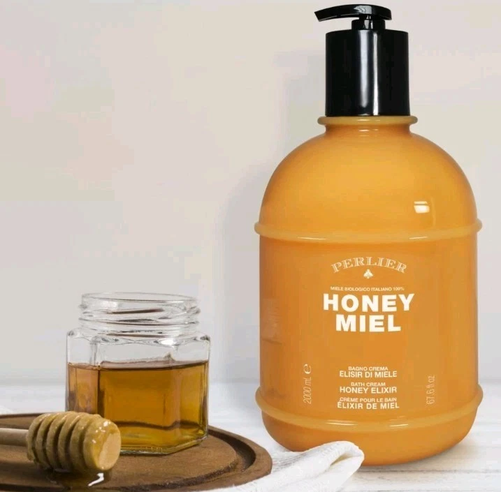 Perlier 洗澡沐浴霜-Honey Miel-200 毫升 67.6 液量盎司密封 — 第 2/2 张图片