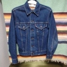 60s-70s Levi  s 70505 Big E Denim Jacket Vintage 557 559 Rare Used