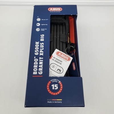 ABUS Bordo Granit X-Plus Big 6500/110 (black)
