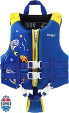 Kids Swim Vest Toddler Floaties for 24-66 lbs Boys Girls, Toddler Swim Vest w...