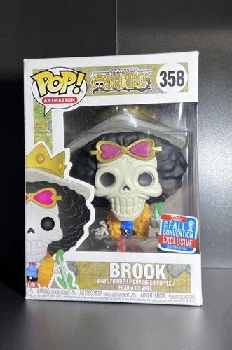 Funko Pop! One Piece Brook 2018 Fall Convention Hot Topic Exclusive Figure #358