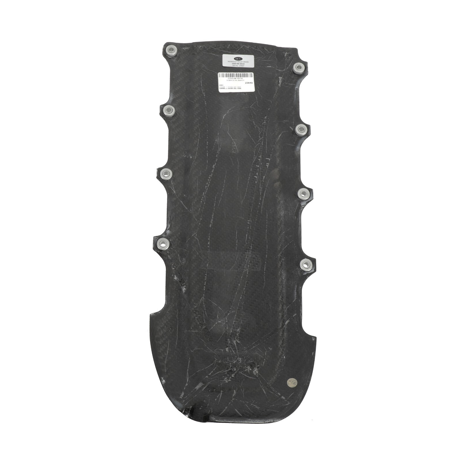 GENUINE ASTON MARTIN CARBON FIBER ENGINE VALLEY BRACE CD33-08-10110