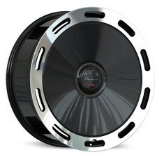 24" Giovanna Amur Black Wheels Tires Rolls Royce Ghost Phantom BMW X5 Charger