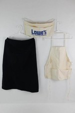 Lot of 3 Mixed Aprons - Fame, AWP, Lowe's - Cotton  Poly, Good Condition