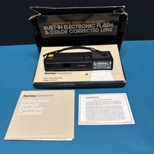 Berkey Keystone 105 Everflash Pocket Camera 110 Film With Box, Manual USA Made