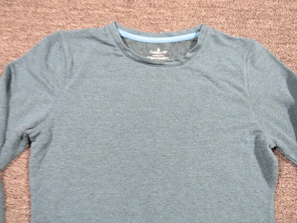 Camisa Cuddl Duds Mujer Azul Medio Ultra Acogedora Manga Larga Capa Base Térmica Foto 2 de 4