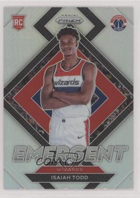 2021-22 Panini Prizm Emergent Silver Prizm Isaiah Todd #30 Rookie RC 1ar2