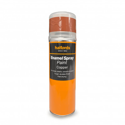 Kupfer - Halfords - Emaille Sprühlack - KFZ - 300ml