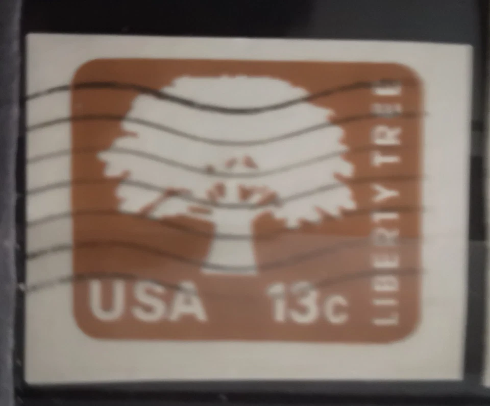 timbre UNITED STATES POSTAGE lot de 11 timbres 2 flame sur fragment OBLITERE. - Photo 2/4