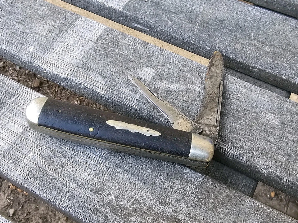 Cuchillos de bolsillo de colección, Cattaraugu, Imperial Prov, Schrade 8401, USA83011, ValorJapan Foto 3 de 4