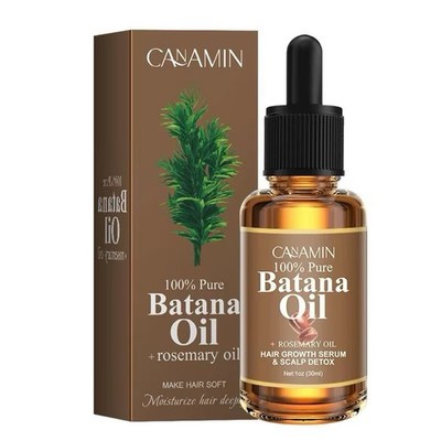 Batana Rosemary Serum Natural Hair Growth Oil for Scalp Anti Hair Loss 30mls