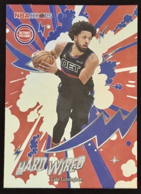 Cade Cunningham 2025-26 NBA Hoops Basketball - Hard Wired Insert #HW-12