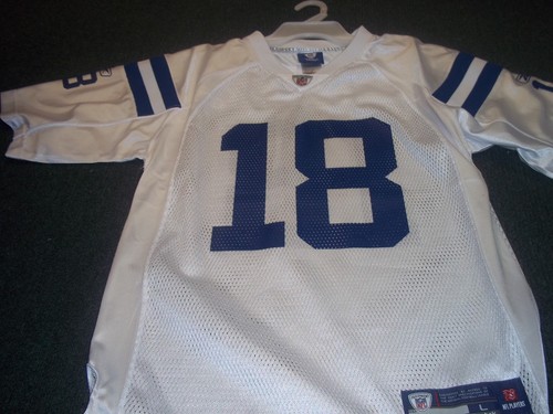 CAMISETA PEYTON MANNING #18 INDIANAPOLIS COLTS YOUTH REEBOK NFL RÉPLICA DE CAMISETA ¡BAJO PRECIO! - Imagen 11 de 13