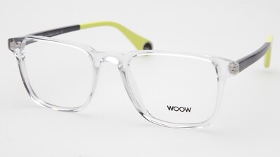 NEW WOOW Work Out 1 Col 010 Clear EYEGLASSES 52-19-145 B42mm
