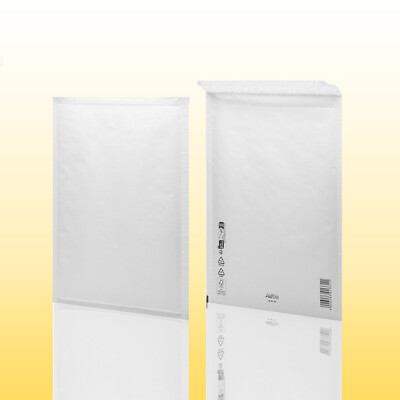 verpacking Luftpolstertaschen 240 x 350 mm Weiß F6 [Größe und Stückzahl wählbar] selbstklebend geeignet für DIN A4+ Versandtaschen mit Luftpolster 1000 Stück